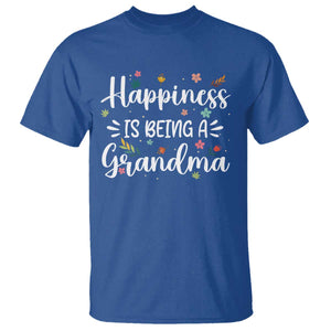 New Grandma T Shirt Happiness is Being a Grandma Grandmother TS10 Royal Blue Print Your Wear