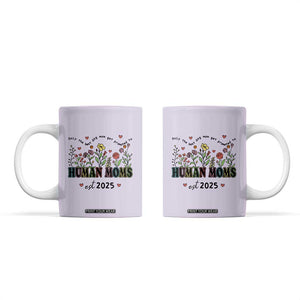 New Mom Gifts Coffee Mug Funny Dog Moms Pregnancy Must Haves TB10 Purple Print Your Wear