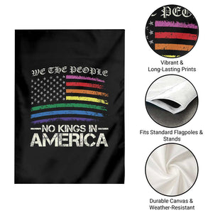 No Kings In America Garden Flag We The People USA LGBTQ Pride Flag TS10 Print Your Wear