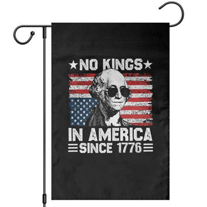 No Kings In America Since 1776 Garden Flag George Washington US Flag Upside Down TS10 Black Print Your Wear