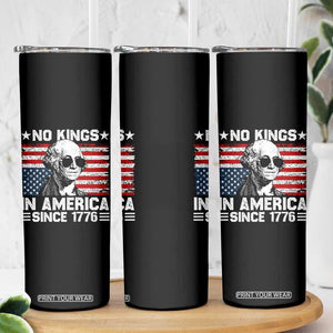 No Kings In America Since 1776 Skinny Tumbler George Washington US Flag Upside Down TS10 Print Your Wear