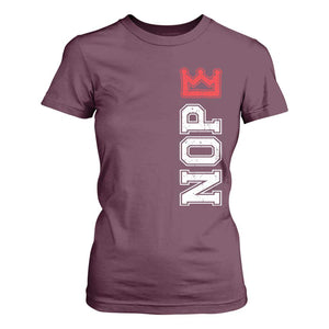 No Kings T Shirt For Women In America Protest TS10 Maroon Print Your Wear