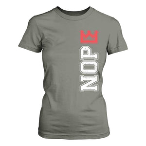No Kings T Shirt For Women In America Protest TS10 Military Green Print Your Wear