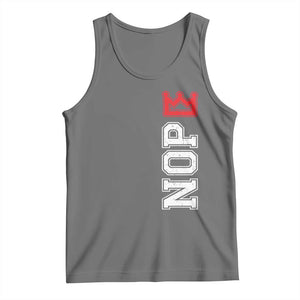 No Kings Tank Top In America Protest TS10 Black Heather Print Your Wear