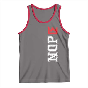 No Kings Tank Top In America Protest TS10 Deep Heather Red Print Your Wear