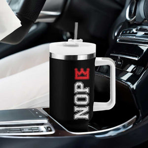 No Kings Tumbler With Handle In America Protest TS10 Print Your Wear