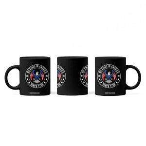 No Kings in America Patriotic Eagle Coffee Mug Since 1776 4th of July USA Independence Day TS02 Print Your Wear