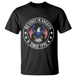 No Kings in America Patriotic Eagle T Shirt Since 1776 4th of July USA Independence Day TS02 Black Print Your Wear