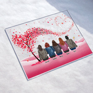 Personalized No Greater Gift Than Sisters Acrylic Plaque Gift For Sisters, Besties, Sistas CTM Custom - Printyourwear