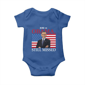 Obama Still Missed Baby Onesie Patriotic Tribute for June 14 TS02 Royal Blue Print Your Wear