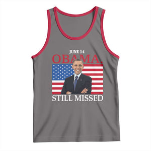 Obama Still Missed Tank Top Patriotic Tribute for June 14 TS02 Deep Heather Red Print Your Wear