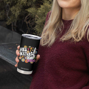 One Way Jesus Tumbler Cup Christian Relgion Retro Hippie TS02 Print Your Wear
