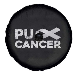 Parkinson's Awareness Spare Tire Cover Puck Farkinsons Parkinson's Silver Gray Ribbon TS02 Print Your Wear