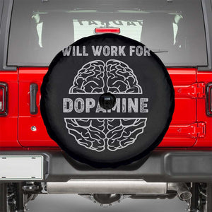 Parkinson's Awareness Spare Tire Cover Work For Dopamine Parkinsons Warrior Support TS02 Black Print Your Wear