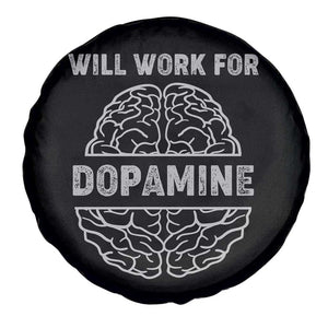Parkinson's Awareness Spare Tire Cover Work For Dopamine Parkinsons Warrior Support TS02 Print Your Wear