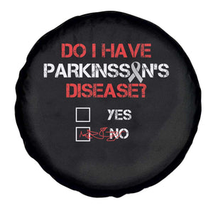 Parkinson's Awareness Spare Tire Cover Yes No Warrior Survivor Support TS02 Print Your Wear