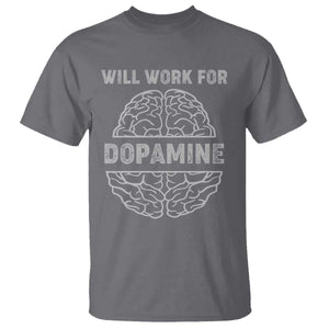 Parkinson's Awareness T Shirt Work For Dopamine Parkinsons Warrior Support TS02 Charcoal Print Your Wear