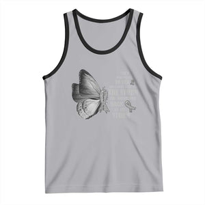 Parkinson's Awareness Tank Top She Whispered Back I Am The Storm Support Squad TS02 Athletic Heather Black Print Your Wear