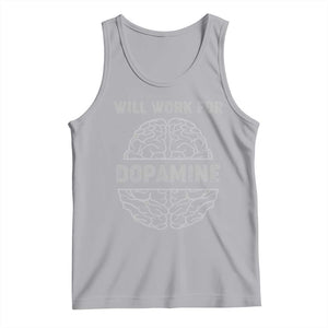 Parkinson's Awareness Tank Top Work For Dopamine Parkinsons Warrior Support TS02 Athletic Heather Print Your Wear