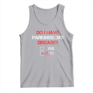 Parkinson's Awareness Tank Top Yes No Warrior Survivor Support TS02 Athletic Heather Print Your Wear