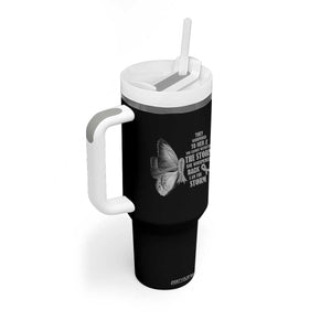 Parkinson's Awareness Tumbler With Handle She Whispered Back I Am The Storm Support Squad TS02 Print Your Wear