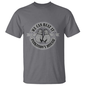 Parkinson's Warrior T Shirt We Can Beat It Boxing Fight Against Parkinsons TS02 Charcoal Print Your Wear