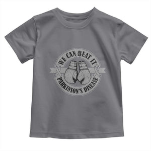Parkinson's Warrior Toddler T Shirt We Can Beat It Boxing Fight Against Parkinsons TS02 Charcoal Print Your Wear