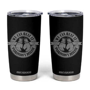 Parkinson's Warrior Tumbler Cup We Can Beat It Boxing Fight Against Parkinsons TS02 Black Print Your Wear
