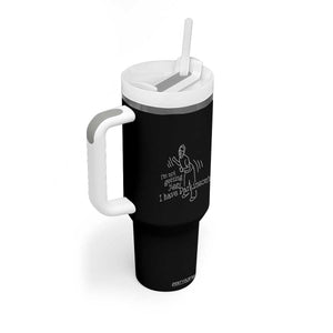 Parkinson's Warrior Tumbler With Handle Funny I'm Not Getting Jiggy I Have Parkinsons TS02 Print Your Wear