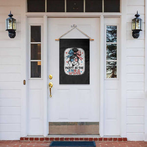 Party In USA Girls 4th of July Garden Flag Messy Bun USA TS10 Print Your Wear