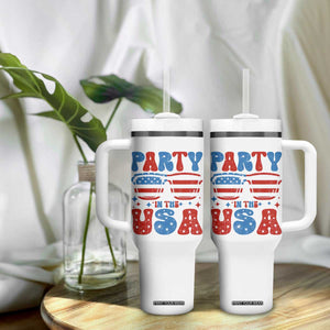 Party in The USA Tumbler With Handle 4th of July Independence Day TS10 Print Your Wear