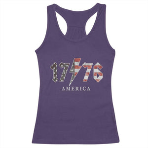 Patriotic 4th Of July 1776 America Classic Rock Racerback Tank Top Vintage American Flag TS11 Purple Print Your Wear