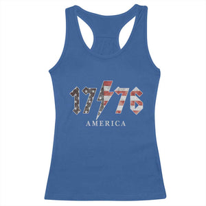Patriotic 4th Of July 1776 America Classic Rock Racerback Tank Top Vintage American Flag TS11 Royal Blue Print Your Wear
