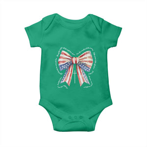 Patriotic Coquette 4th Of July Baby Onesie God Bless America TS10 Irish Green Print Your Wear