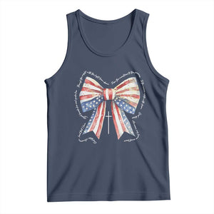 Patriotic Coquette 4th Of July Tank Top God Bless America TS10 Navy Print Your Wear