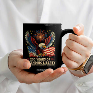 Patriotic Eagle US Army 250th Anniversary Coffee Mug 250 Years of Defending Liberty 1775 2025 TS02 Print Your Wear