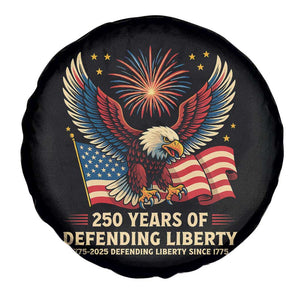 Patriotic Eagle US Army 250th Anniversary Spare Tire Cover 250 Years of Defending Liberty 1775 2025 TS02 Print Your Wear