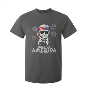 Patriotic Gulf Of USA Est 2025 T Shirt For Kid Funny Trump Happy 4th Of July TS02 Dark Heather Print Your Wear