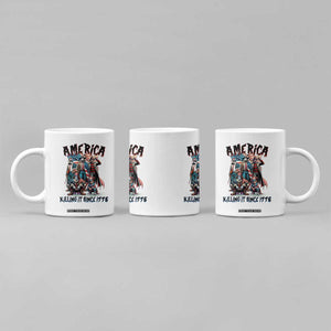 Patriotic Horror Mashup Coffee Mug America Killing It Since 1776 TS02 Print Your Wear