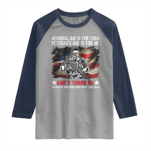 Patriotic Memorial Day Raglan Shirt Remember Our Heroes Veterans Brothers American Flag TS02 Sport Gray Navy Print Your Wear