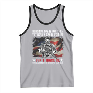Patriotic Memorial Day Tank Top Remember Our Heroes Veterans Brothers American Flag TS02 Athletic Heather Black Print Your Wear