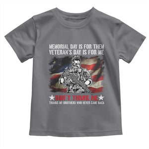 Patriotic Memorial Day Toddler T Shirt Remember Our Heroes Veterans Brothers American Flag TS02 Charcoal Print Your Wear