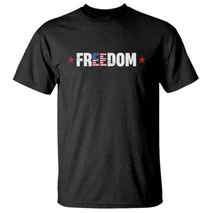Patriotic T Shirt Freedom American Flag 4th of July TS10 Black Print Your Wear