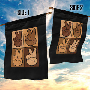 Peace Sign Equality for All Garden Flag Peace Out V Fingers Hand Equal Rights TS10 Print Your Wear