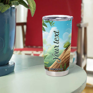 Personalized Cute Koala Tumbler Cup with Playful Animal Illustration TS04 Print Your Wear