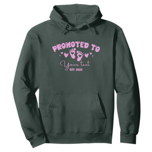 Personalized Gender Reveal Hoodie Custom Text Baby Girl Reveal Pink Family Matching TS10 Dark Forest Green Print Your Wear