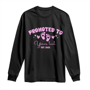 Personalized Gender Reveal Long Sleeve Shirt Custom Text Baby Girl Reveal Pink Family Matching TS10 Black Print Your Wear