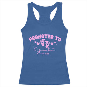 Personalized Gender Reveal Racerback Tank Top Custom Text Baby Girl Reveal Pink Family Matching TS10 Royal Blue Print Your Wear