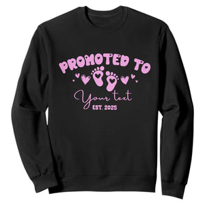 Personalized Gender Reveal Sweatshirt Custom Text Baby Girl Reveal Pink Family Matching TS10 Black Print Your Wear