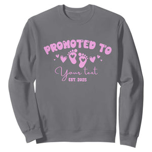 Personalized Gender Reveal Sweatshirt Custom Text Baby Girl Reveal Pink Family Matching TS10 Charcoal Print Your Wear